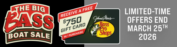 The Big Bass Boat Sale Gift Card Offer