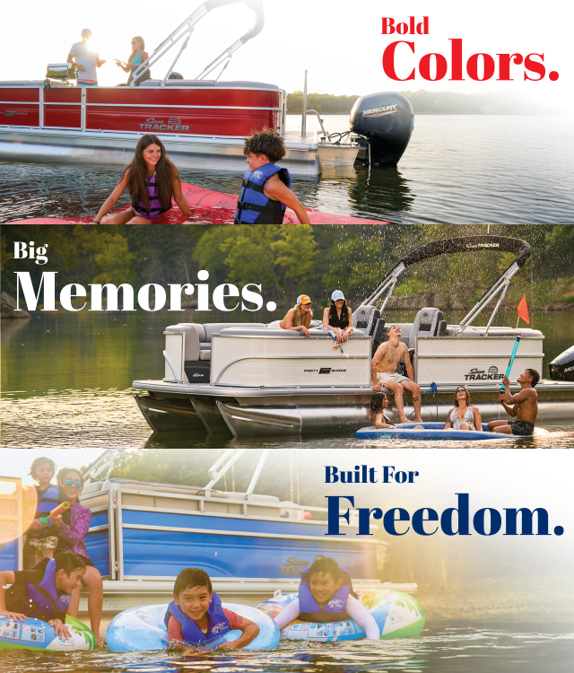 Sun Tracker - Bold Colors. Big Memories. Built for Freedom